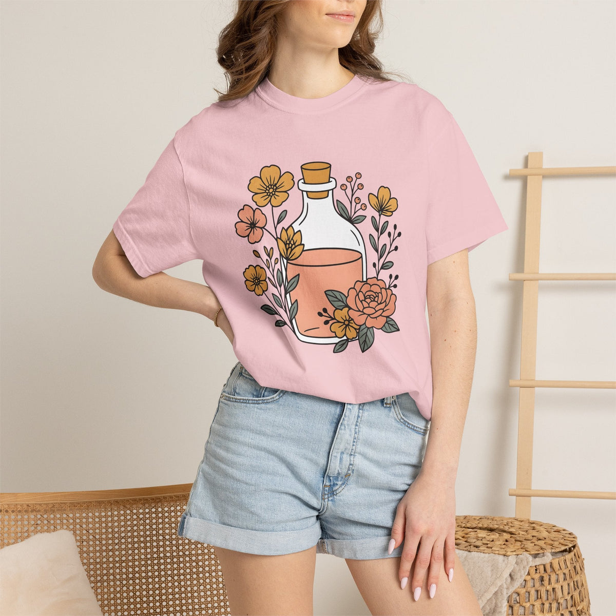 Potion Bottle Shirt Halloween Botanical Unisex Gift Floral product image 13