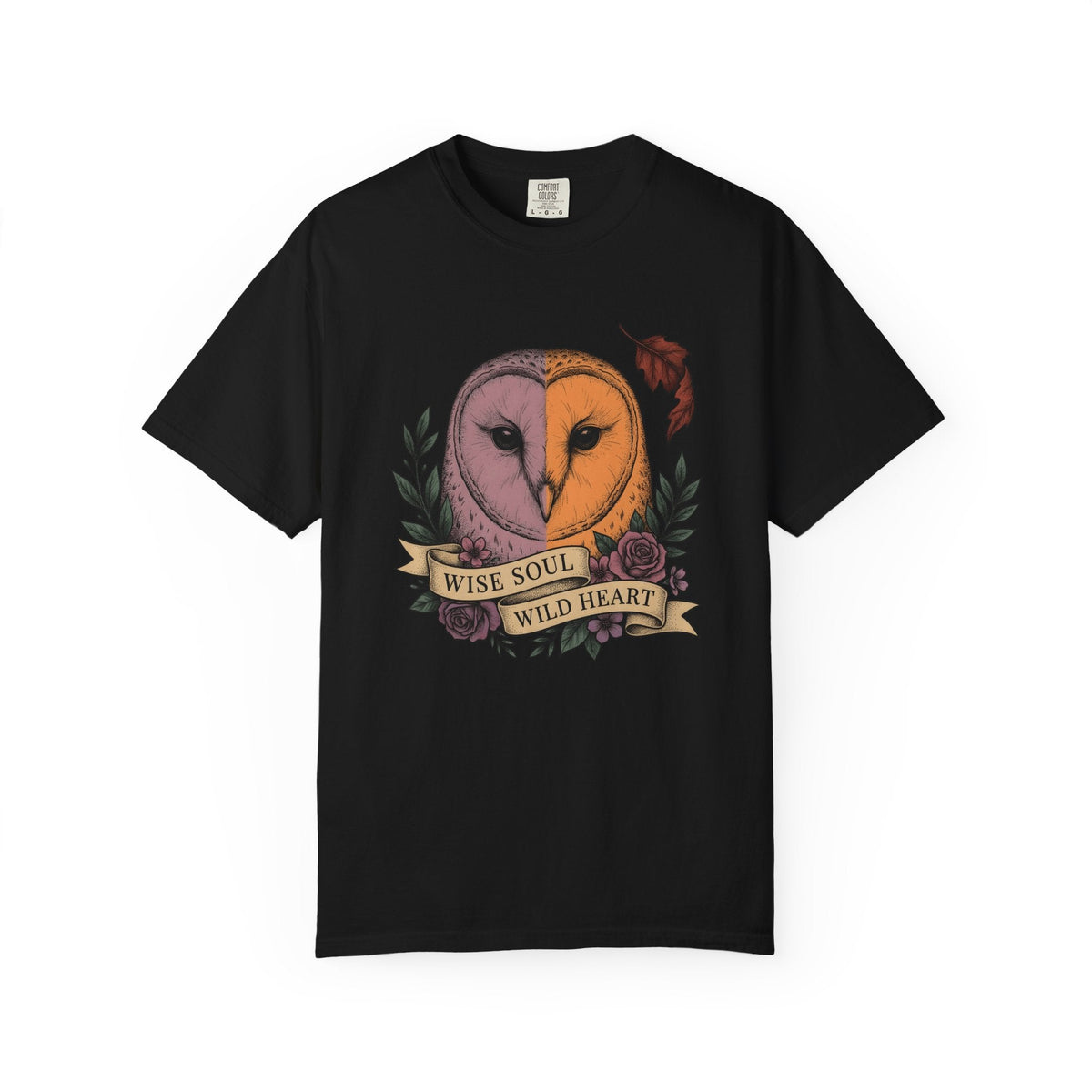 Owl Head Shirt Halloween Nature Gift Women Tattoo Tee product image 4