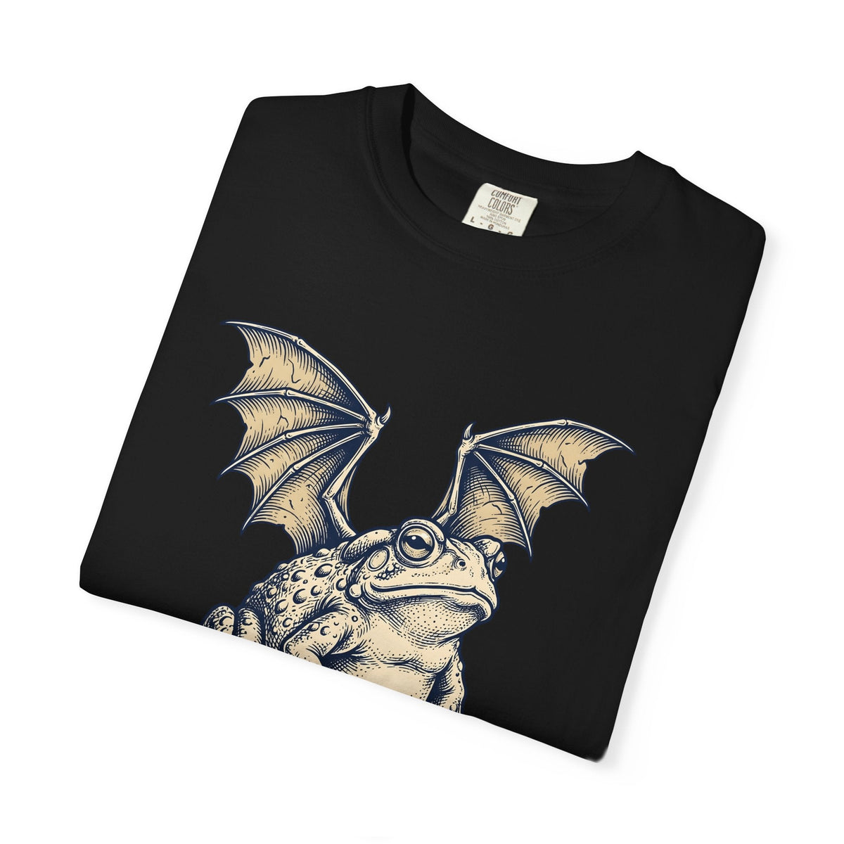Wings Frog Bat Shirt Fantasy Beast Gift Women Hand Drawn product image 15