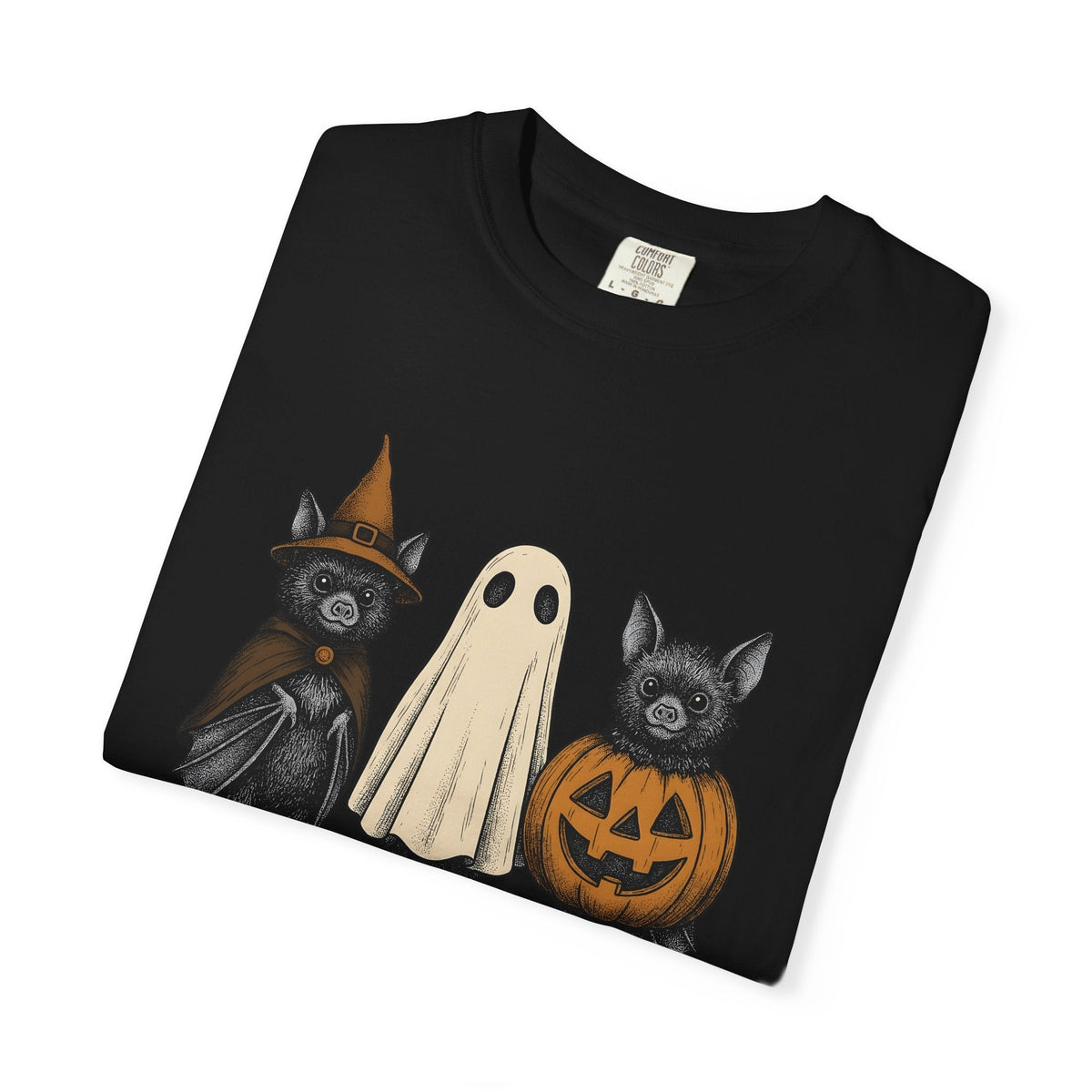 Bat Outfit Shirt Halloween Wildlife Unisex Gift Retro Tee product image 15