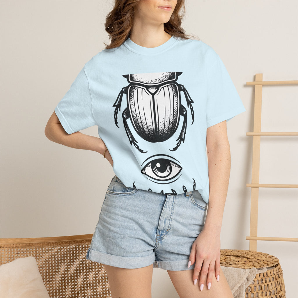 Jewel Beetle Shirt Occult Unisex Gift Line Art Tee product image 9