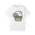 Floral Bouquet Shirt Easter Petals Unisex Gift Line Art Tee product image 1