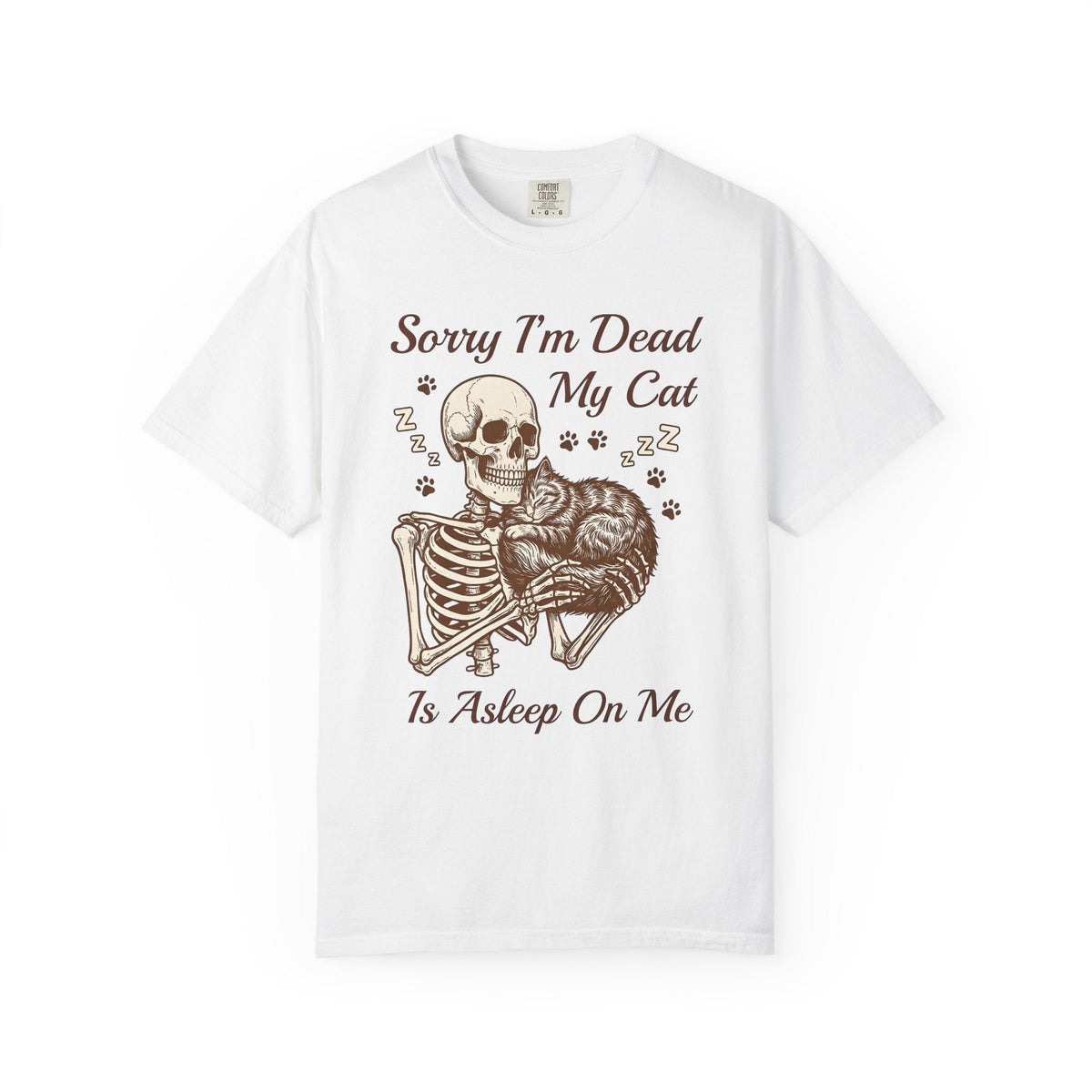 Bone Cat Shirt Comedy Unisex Gift Rustic Tee Skeleton product image 1