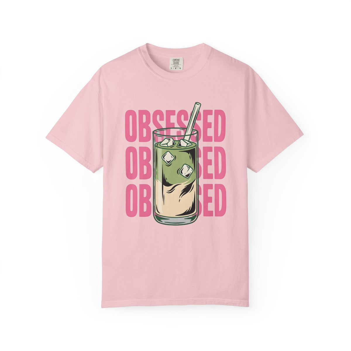 Iced Matcha Latte Shirt Drinks Foodie Gift Women Pop Art product image 3