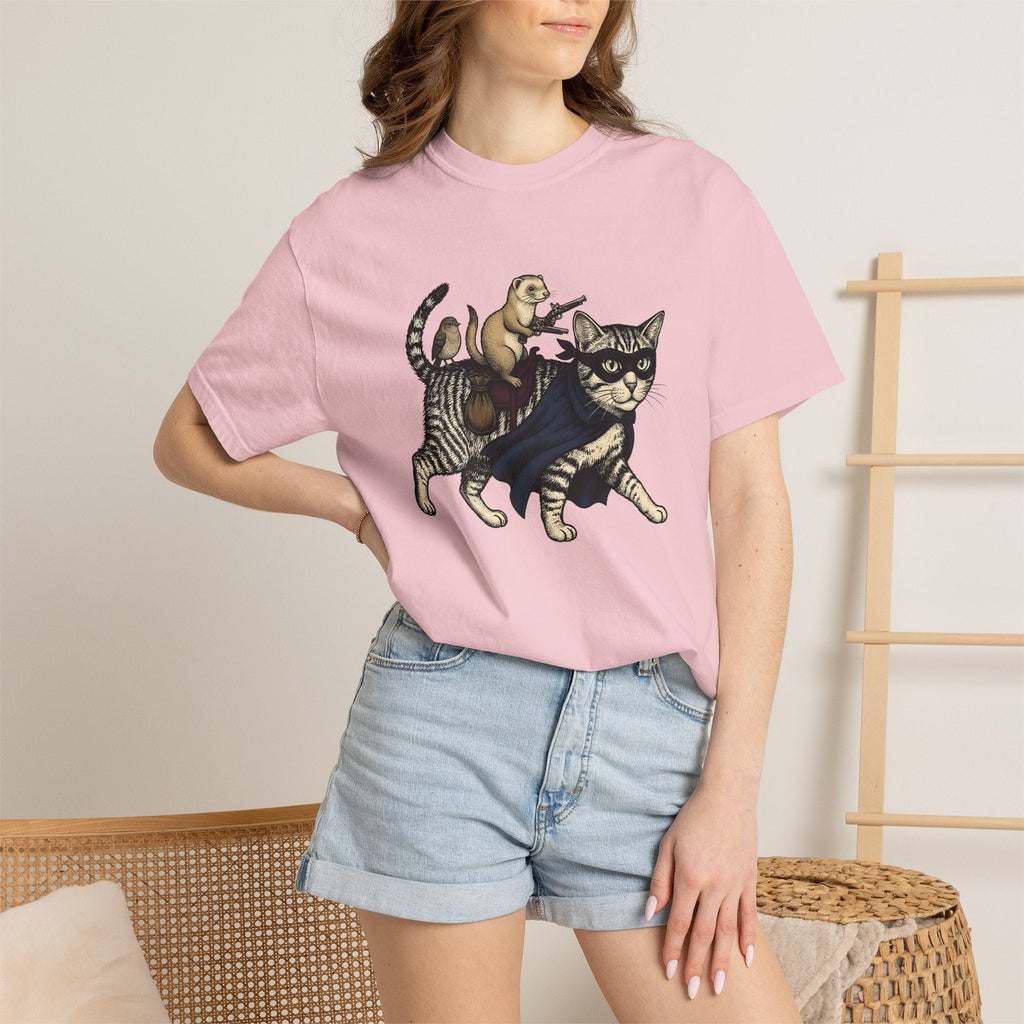 Hero Cat Shirt Wildlife Unisex Gift Retro Tee Kitty T-Shirt product image 12
