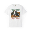 Black Cat Shirt Christmas Animal Unisex Gift Hand Drawn Tee product image 1