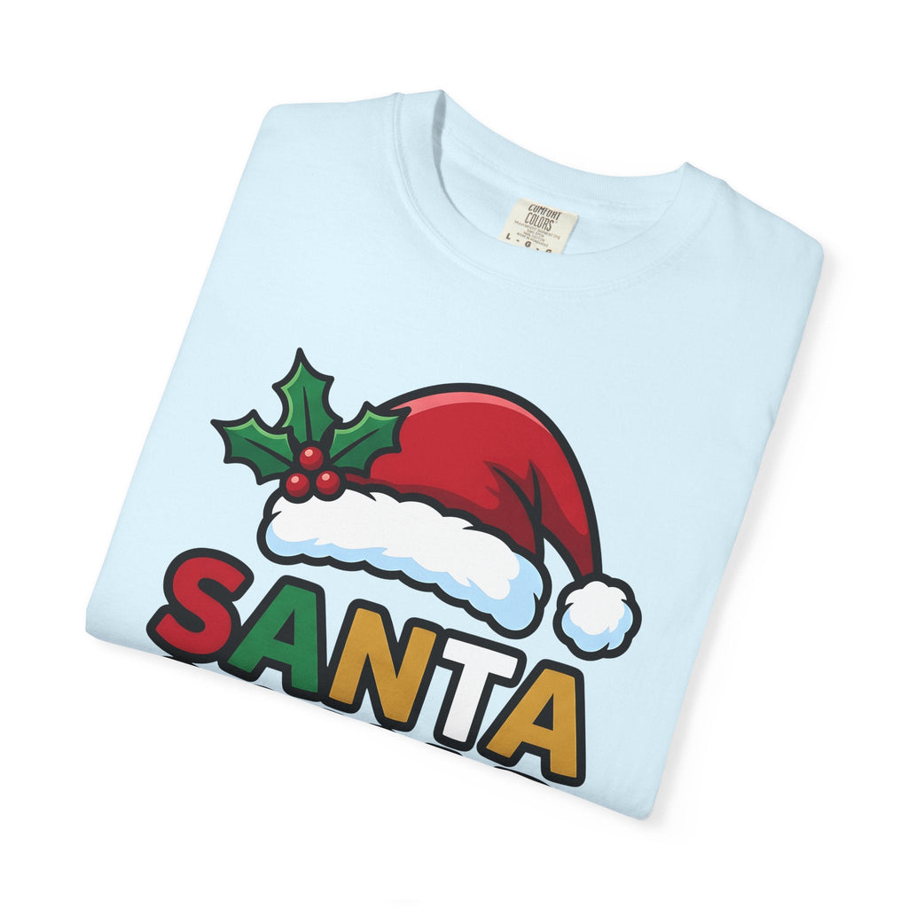 Santa Cap Candy Cartoon T-Shirt – Christmas Festive Design, Unisex Graphic Tee