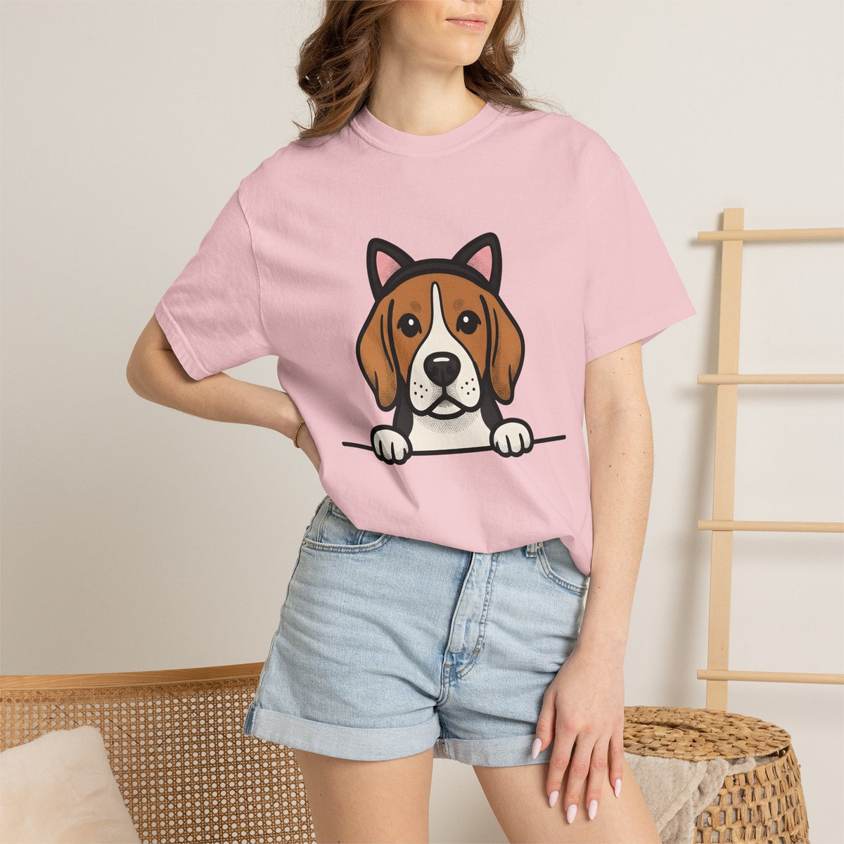 Beagle Puppy Shirt Dog Animal Unisex Gift Comic Tee Hound product image 12
