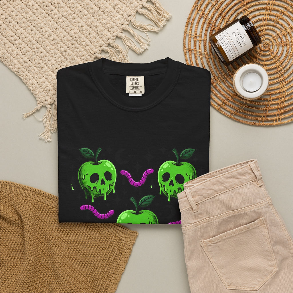 Toxic Apple Shirt Halloween Emo Unisex Gift Horror Tee product image 16