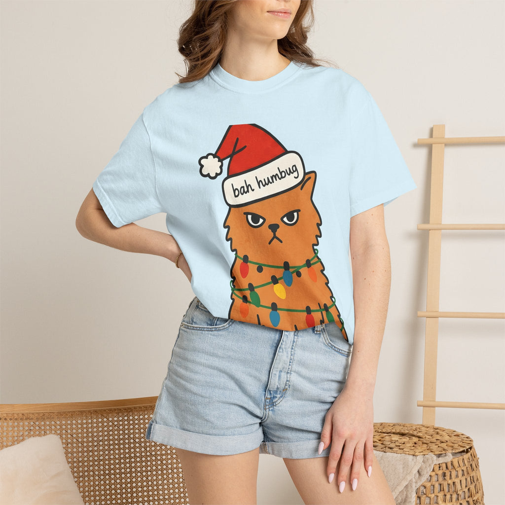 Annoyed Cat Shirt Christmas Comedy Unisex Gift Illustration product image 9
