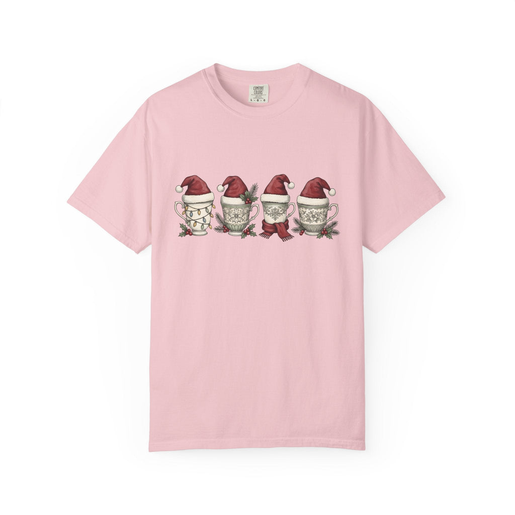 Holiday Hat Mugs Shirt Christmas Cappuccino Gift Women Farmhouse Tee Mug T-Shirt Xmas Fan Coffee Mug Tshirt Cappuccino Graphic Cartoon