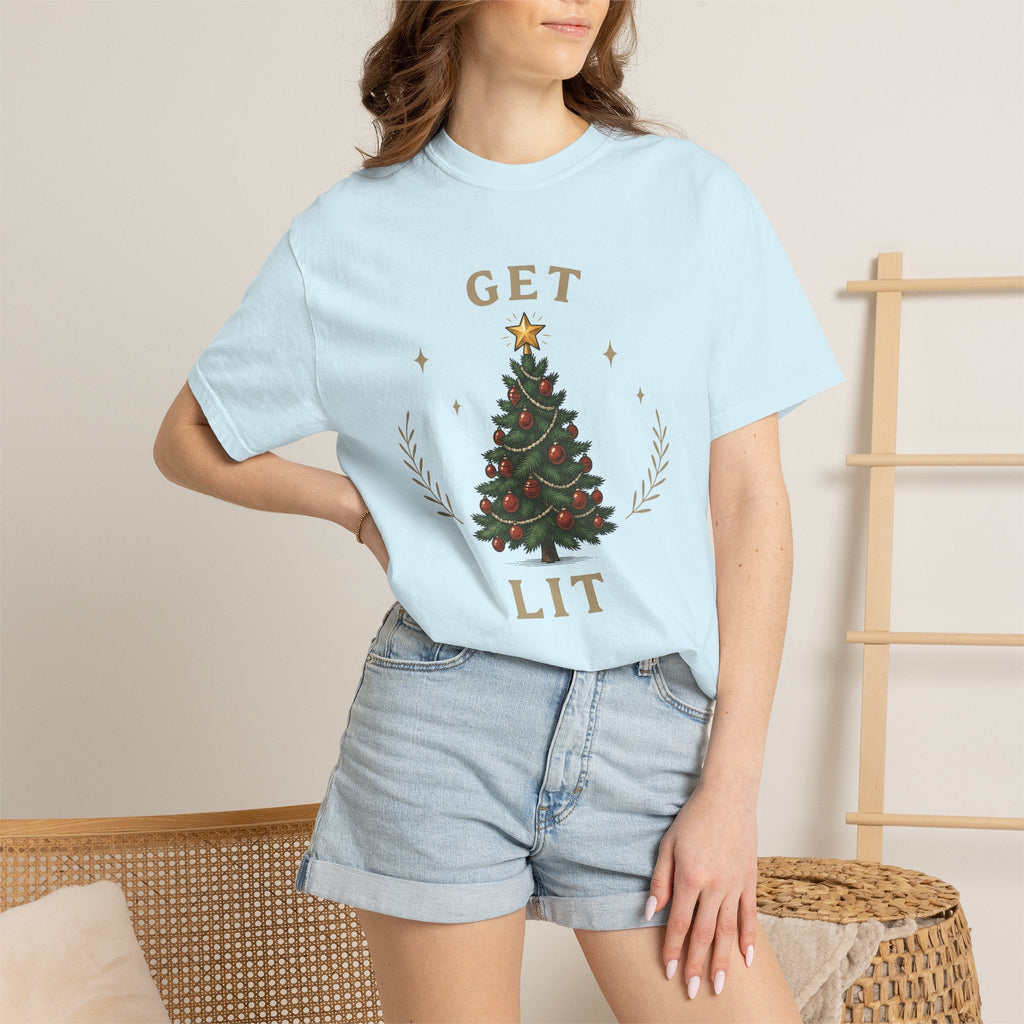 Christmas Tree Shirt Holiday Unisex Gift Vintage Tee Fir product image 9