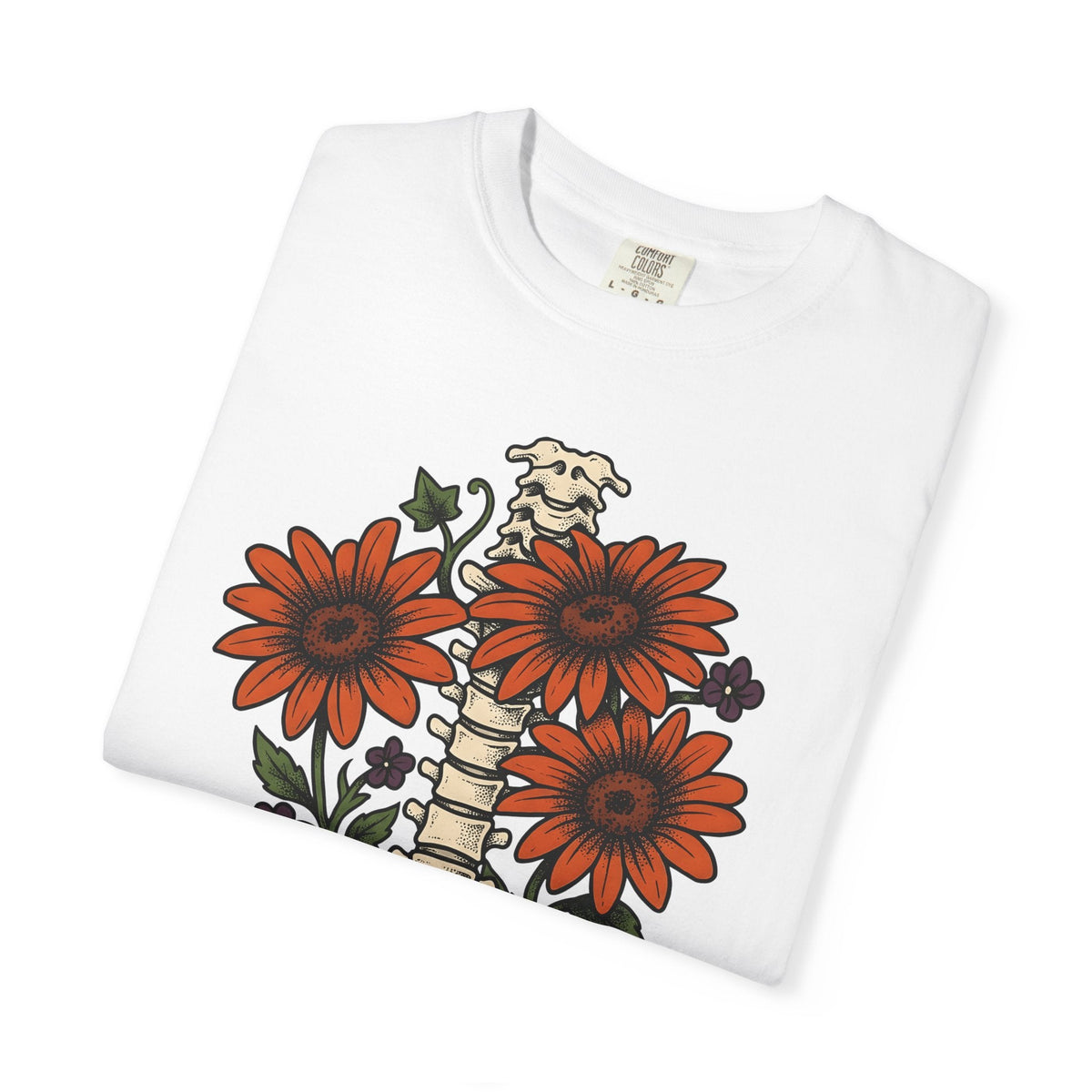 Spine Flower Pumpkins Shirt Halloween Horror Unisex Gift product image 5