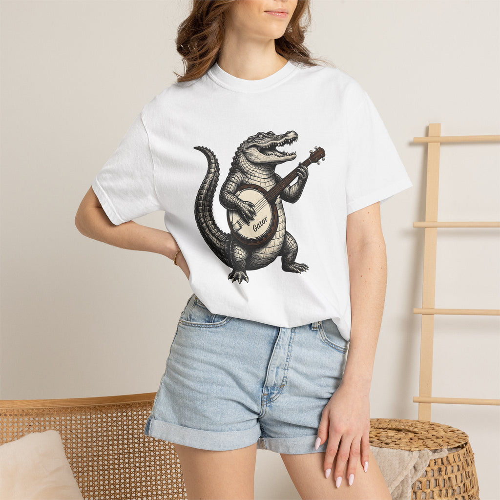 Caiman String Instrument Shirt Animals Composer Unisex Gift product image 6