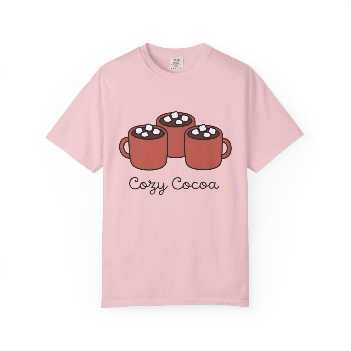 Cocoa Cups Shirt Drinks Cold Season Unisex Gift Kawaii Tee product image 3