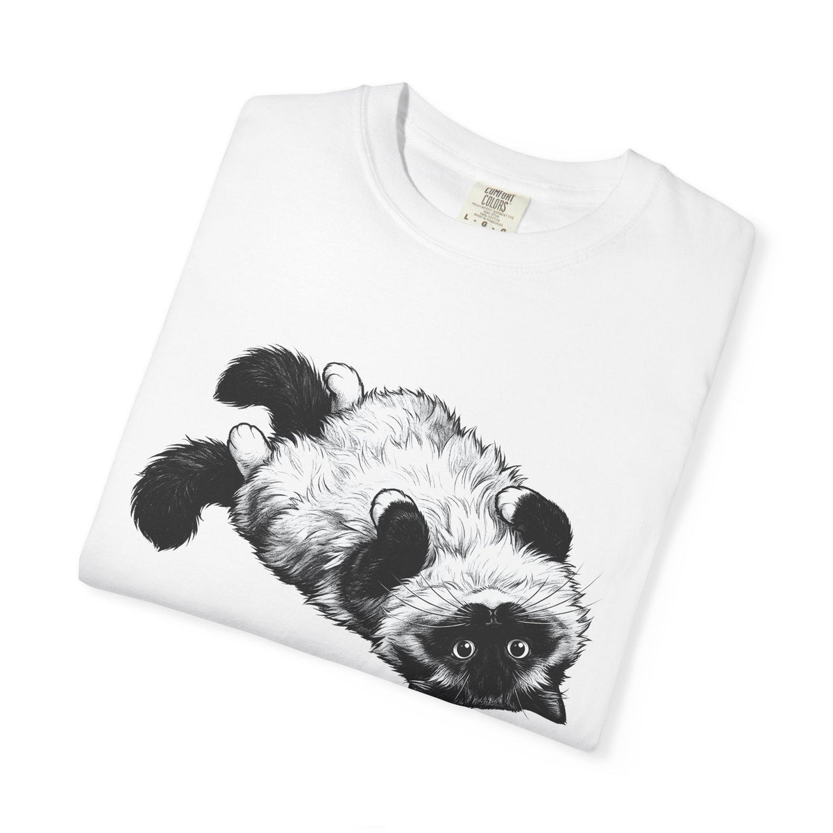 Fluffy Cat Shirt Pet Supplies Unisex Gift Illustration Tee product image 5