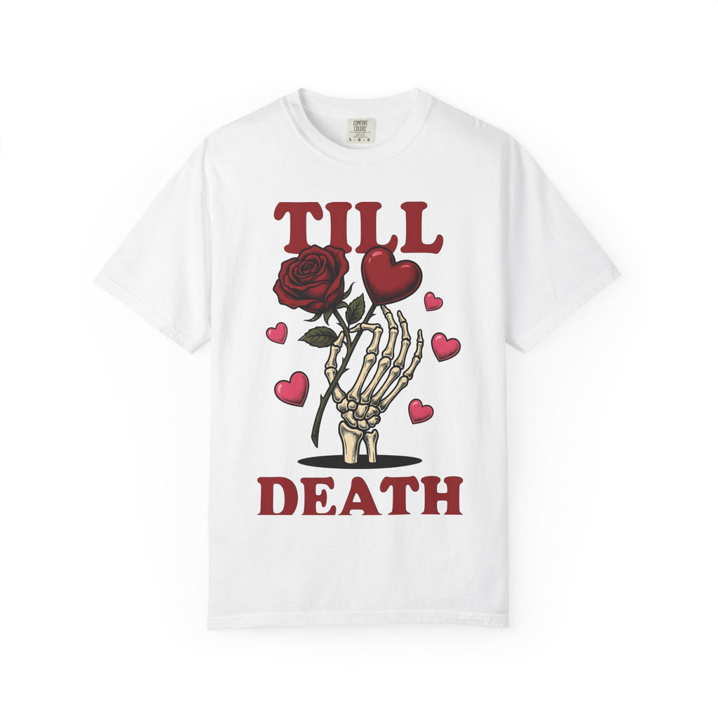 Skeleton Fingers Rose Shirt St. Valentine's Day Macabre product image 1