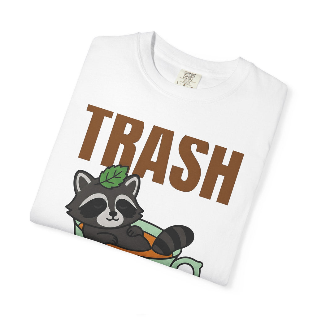 Raccoon Tea Cup Shirt Animals Cappuccino Unisex Gift Playful Tee Trash Panda