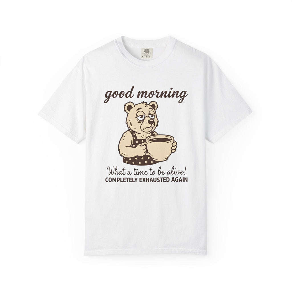 Sleepy Bear Java Shirt Funny Random Latte Unisex Gift product image 1