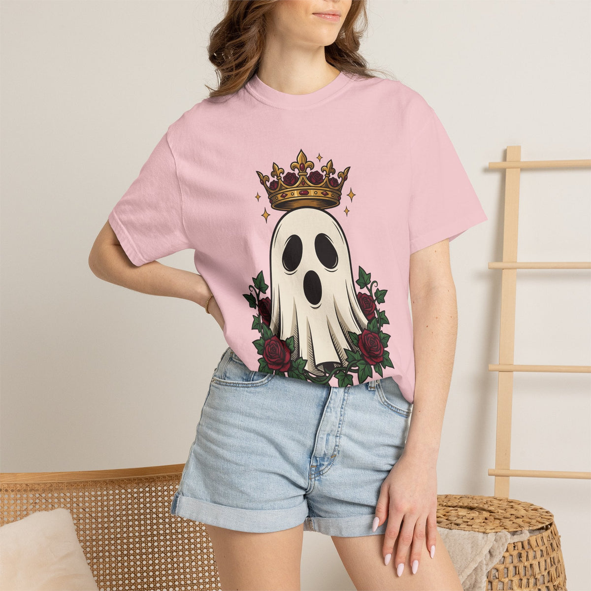 Spirit Crown Shirt Halloween Dark Unisex Gift Ink Tee product image 13