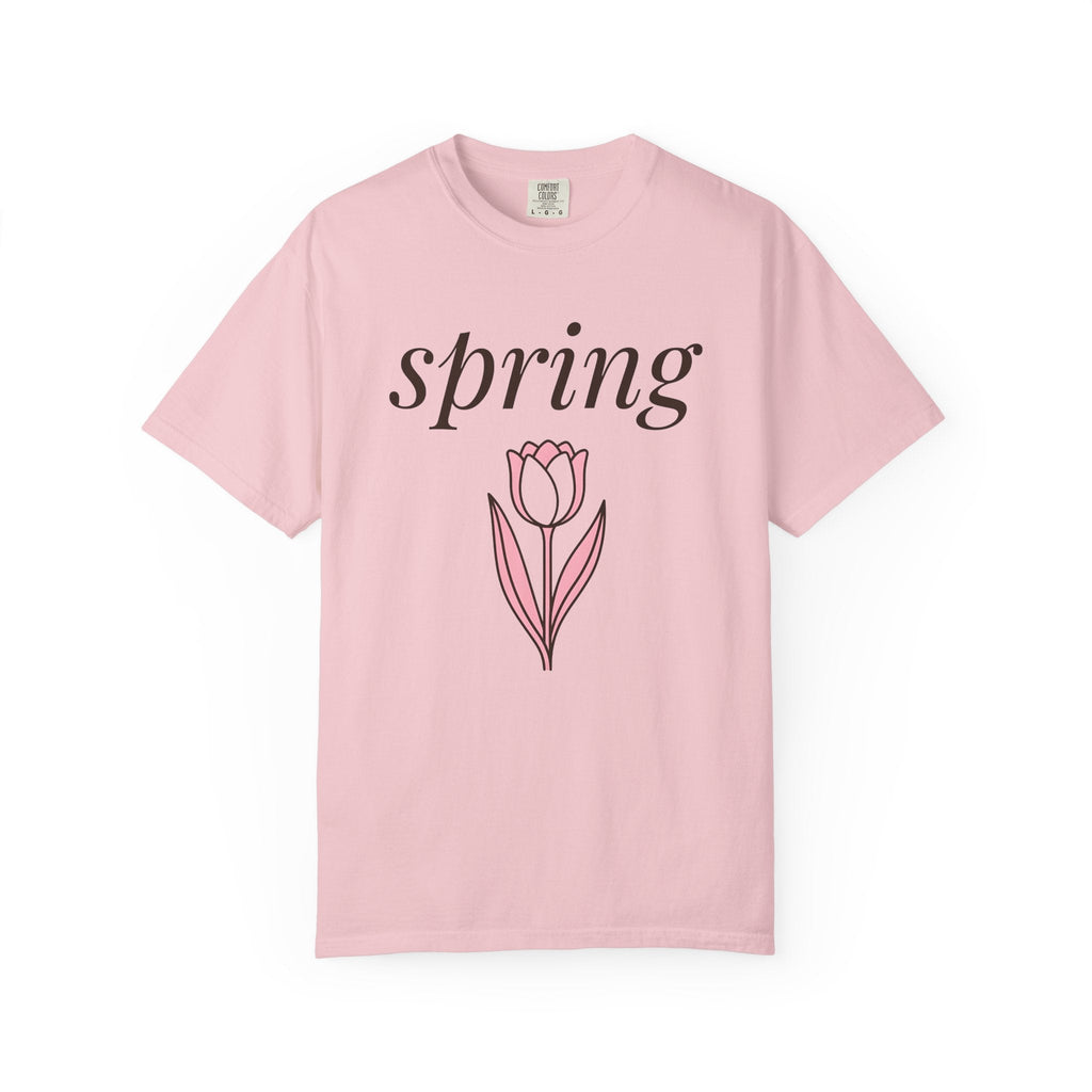 Tulip Bloom Shirt Spring Outdoors Unisex Gift Simple Tee product image 3
