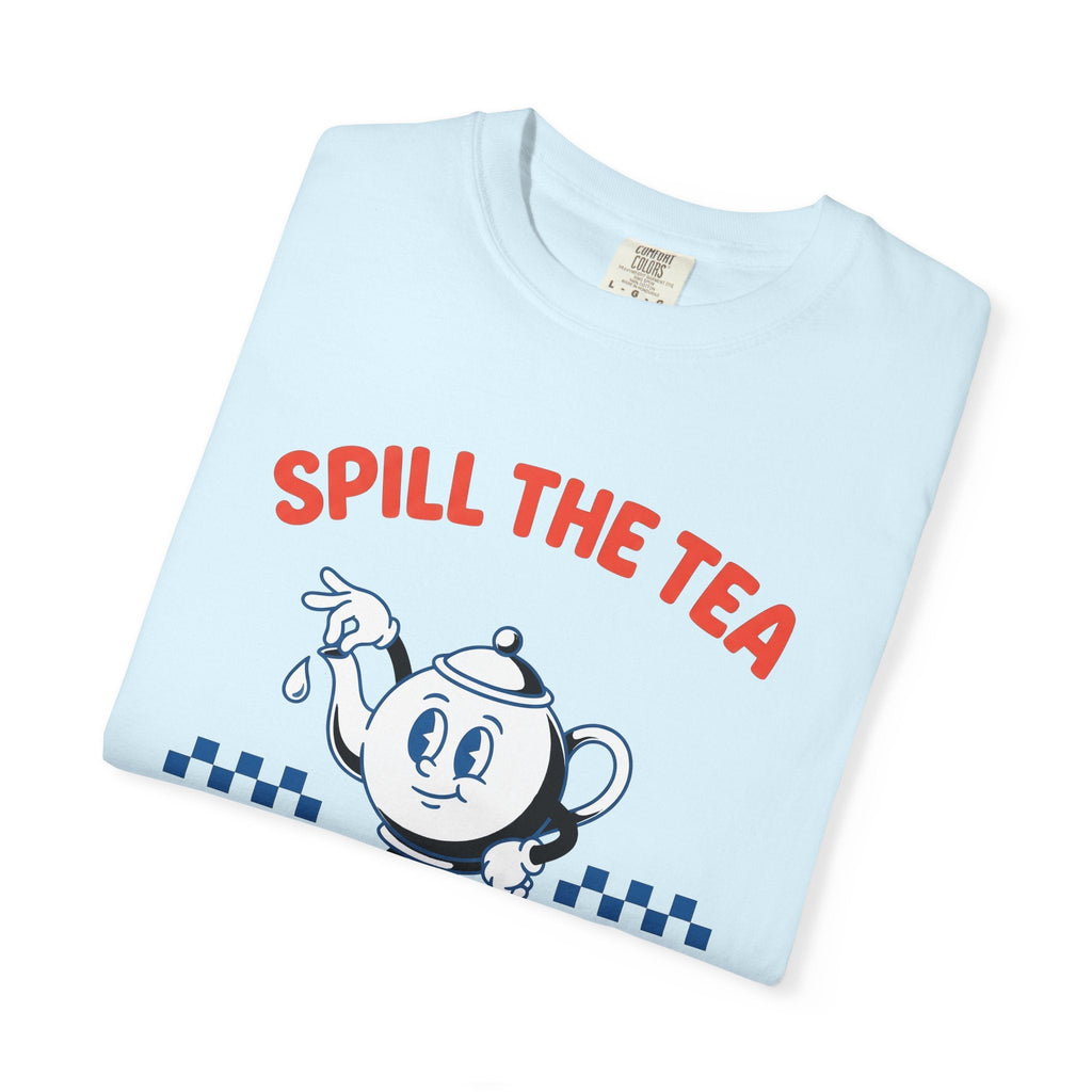 Kettle Mascot Shirt Tea Joke Unisex Gift Comic Tee Teapot T-Shirt Tea Fan