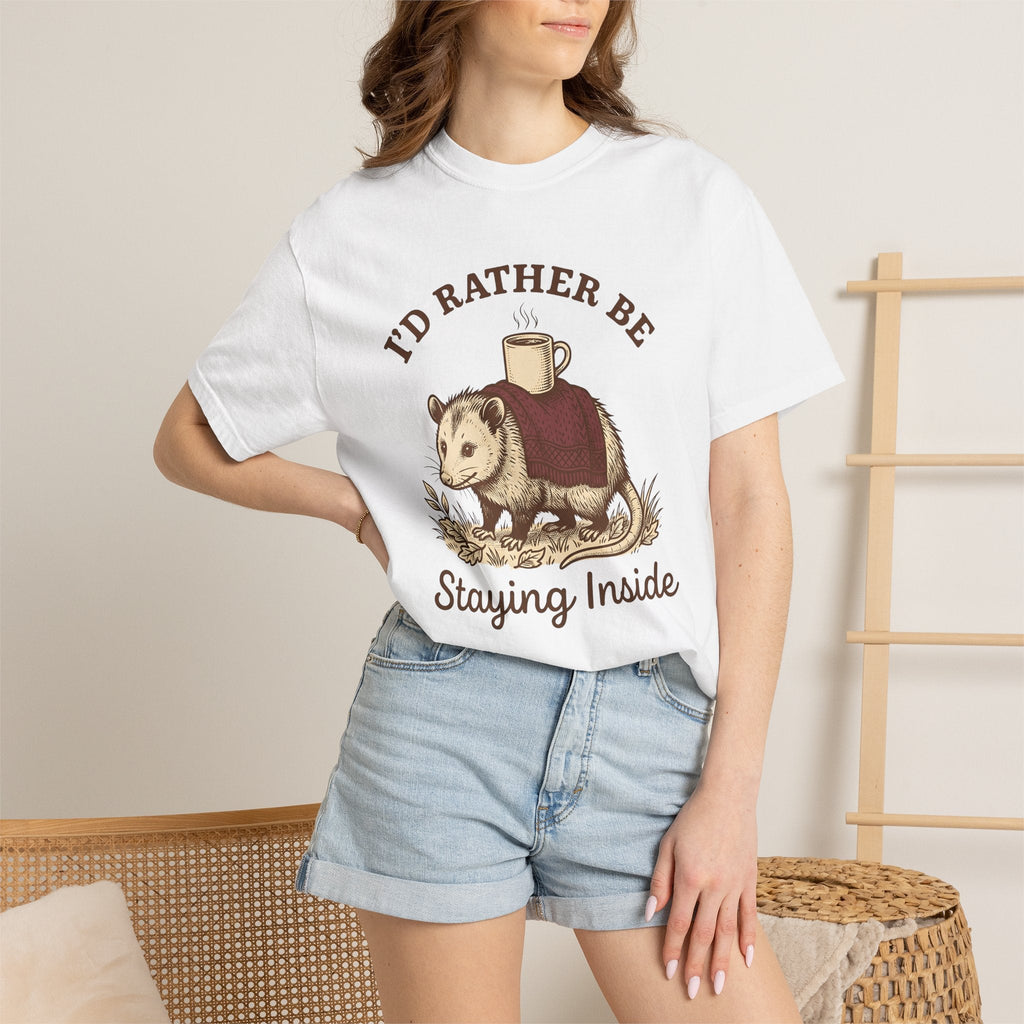 Opossum Mug Shirt Cozy Wildlife Unisex Gift Retro Tee Possum T-Shirt Snug Fan