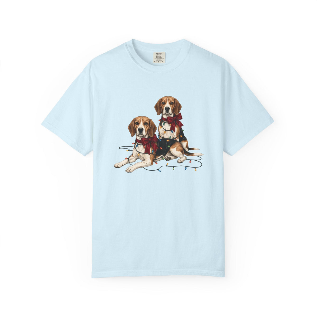 Beagle Dogs Shirt Dog Holiday Unisex Gift Realistic Tee product image 2
