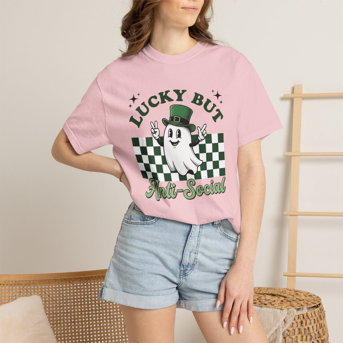 Spirit Cap Shirt St Patrick's Day Jokes Unisex Gift Comic Tee Luck Cap T-Shirt