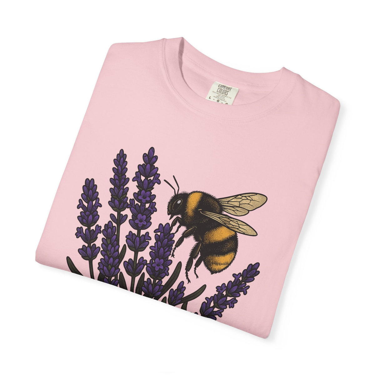 Honeybee Lavender Shirt Mom Outdoors Gift for Women Floral product image 11