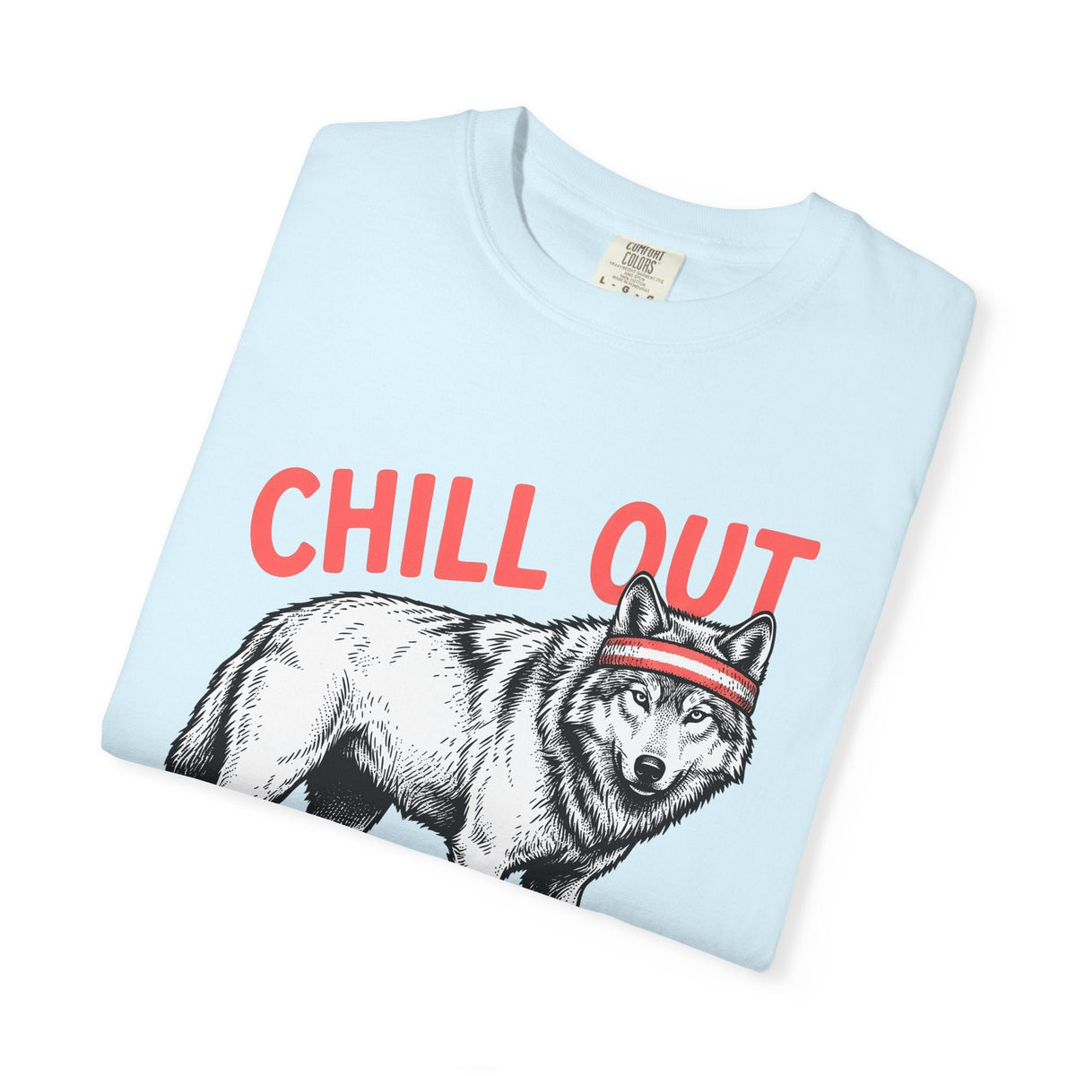 Wolf Roller Skates Shirt Animal Unisex Gift Line Art Tee product image 8