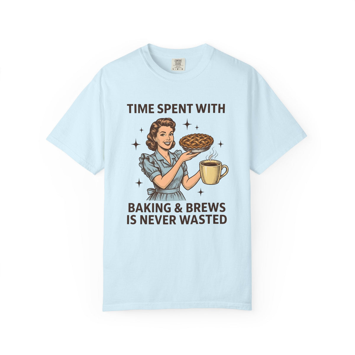 Woman Pie Coffee Shirt Baking Gift for Women Vintage Tee product image 2