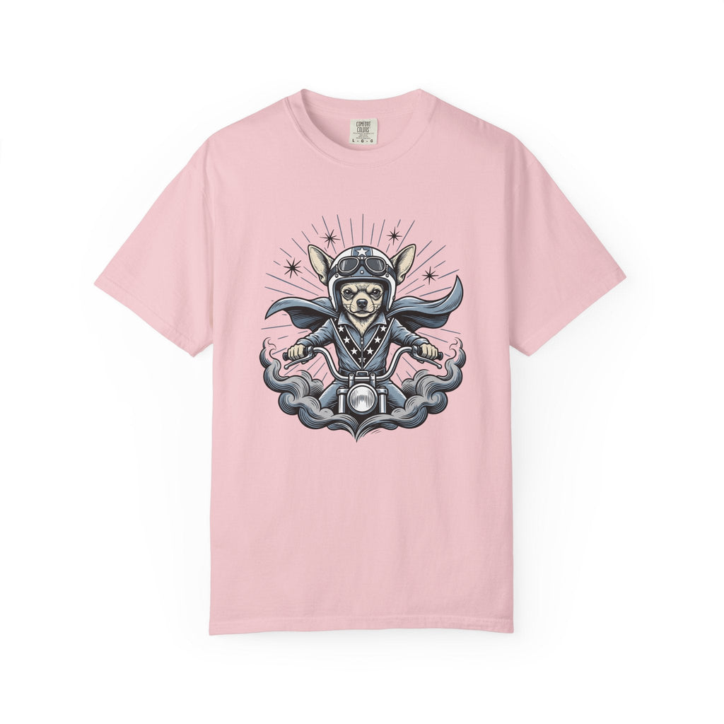 Chihuahua Biker Shirt Dog Motorbike Unisex Gift Traditional product image 3