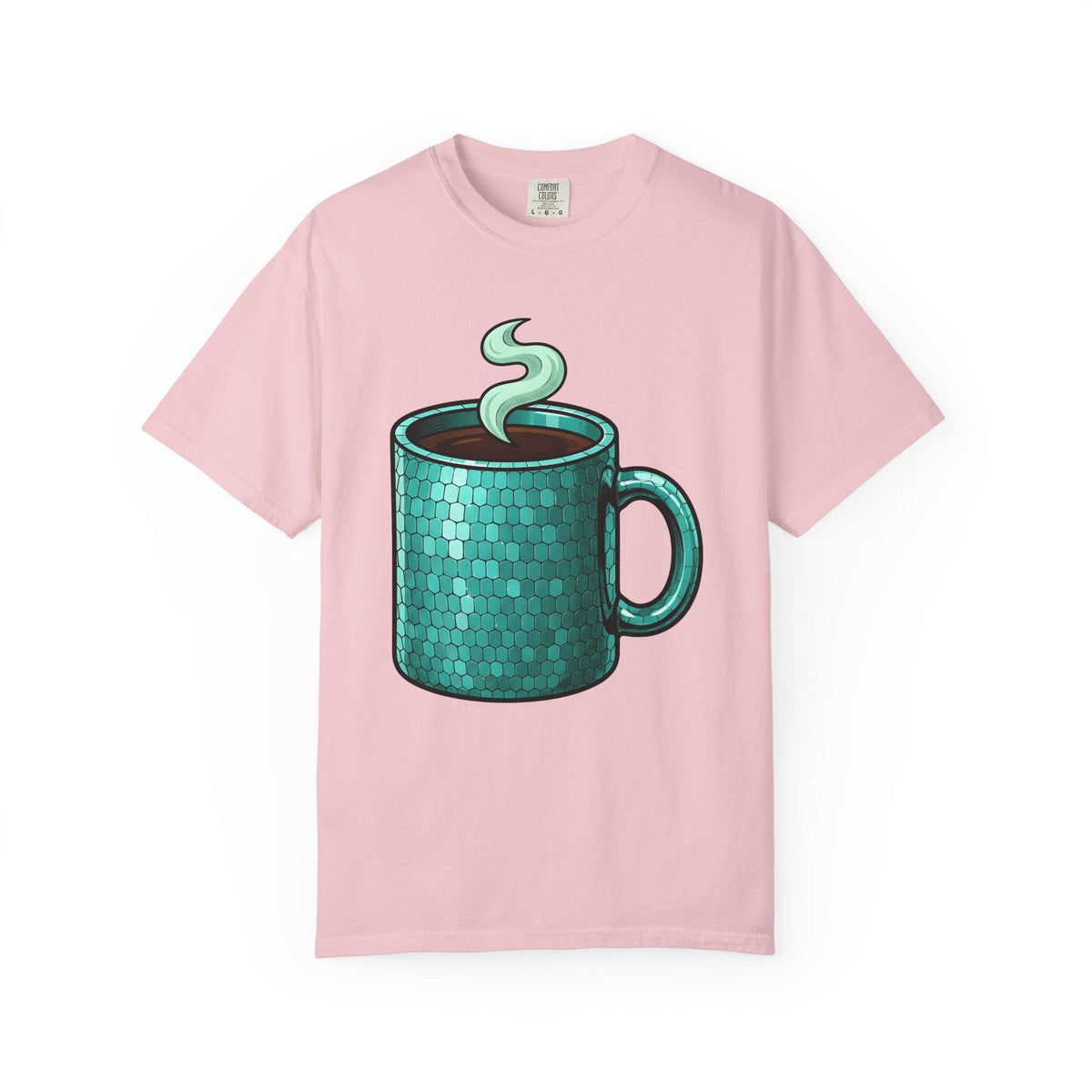 Coffee Mug Shirt Coffee Work Unisex Gift Cartoon Tee Mug T-Shirt Coffee Fan
