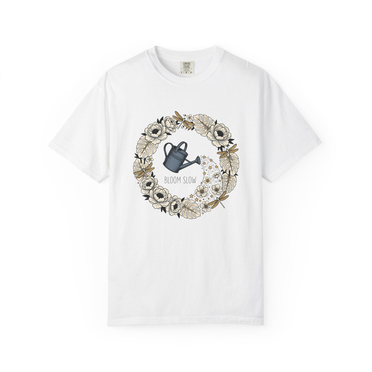 Flower Wreath Shirt Floral Plants Gift Women Tee T-Shirt product image 1