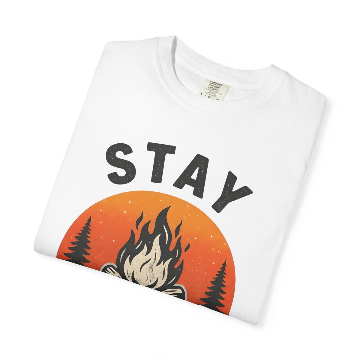 Campfire Graphic Shirt Camping Nature Unisex Gift Vintage product image 5