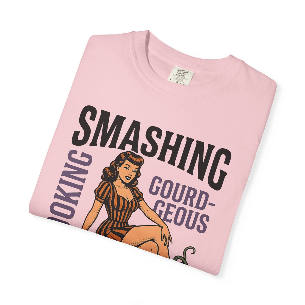Pinup Girl Pumpkin Shirt Halloween Gift for Women Vintage product image 11