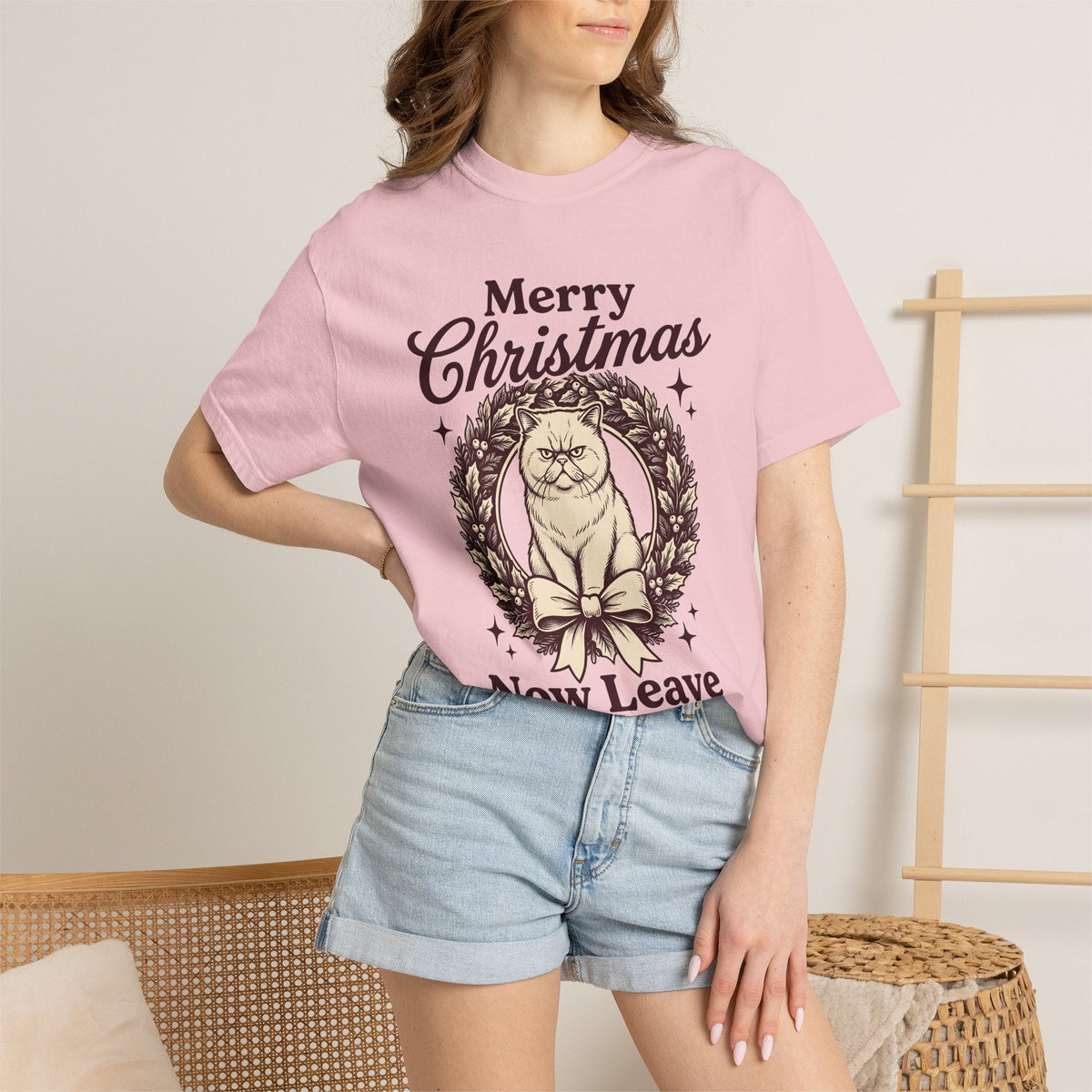 Grumpy Kitty Shirt Cat Holiday Unisex Gift Nostalgic Tee product image 12