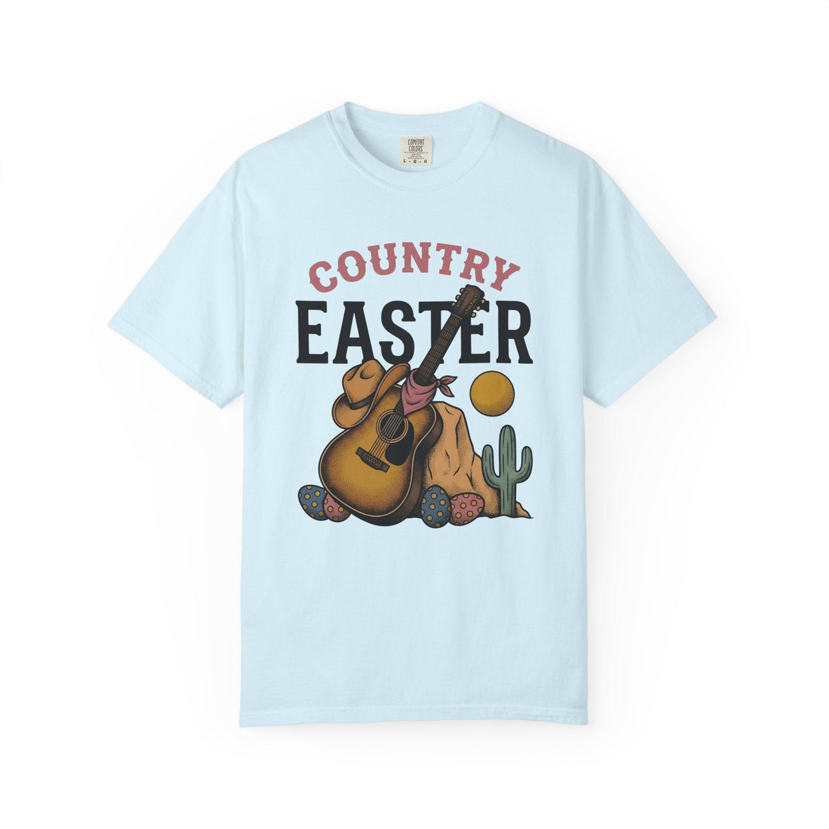 Acoustic Guitar Desert Shirt Easter Folk Unisex Gift Retro product image 2