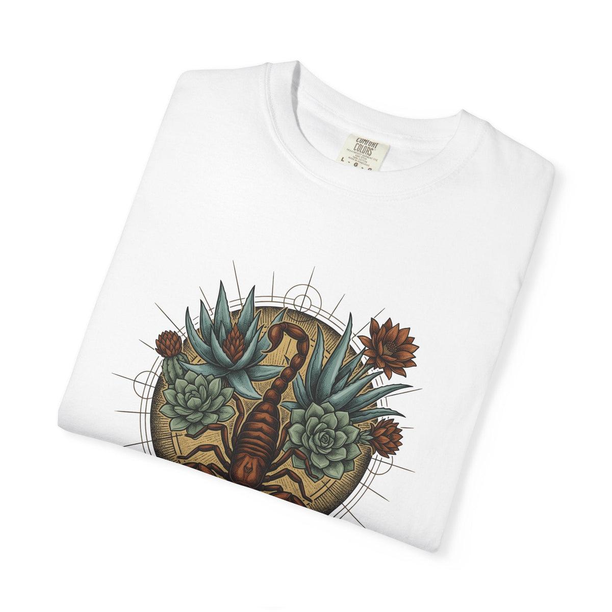 Scorpion Flower Shirt Boho Chic Horoscope Unisex Gift product image 5