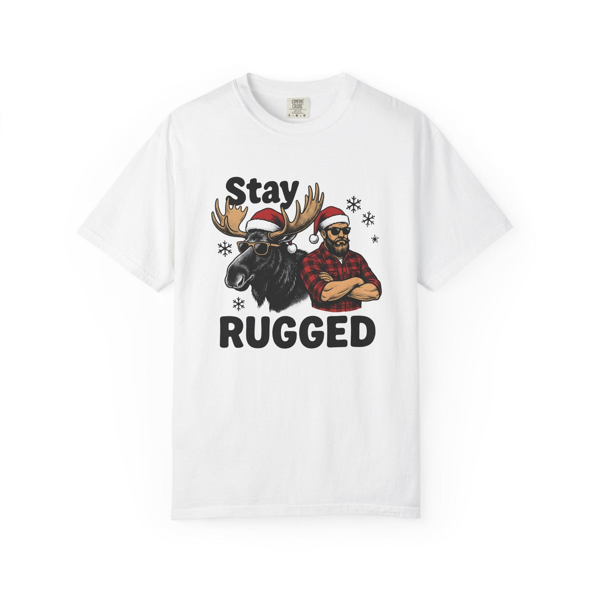 Elk Lumberjack Shirt Christmas Camping Unisex Gift Retro product image 1