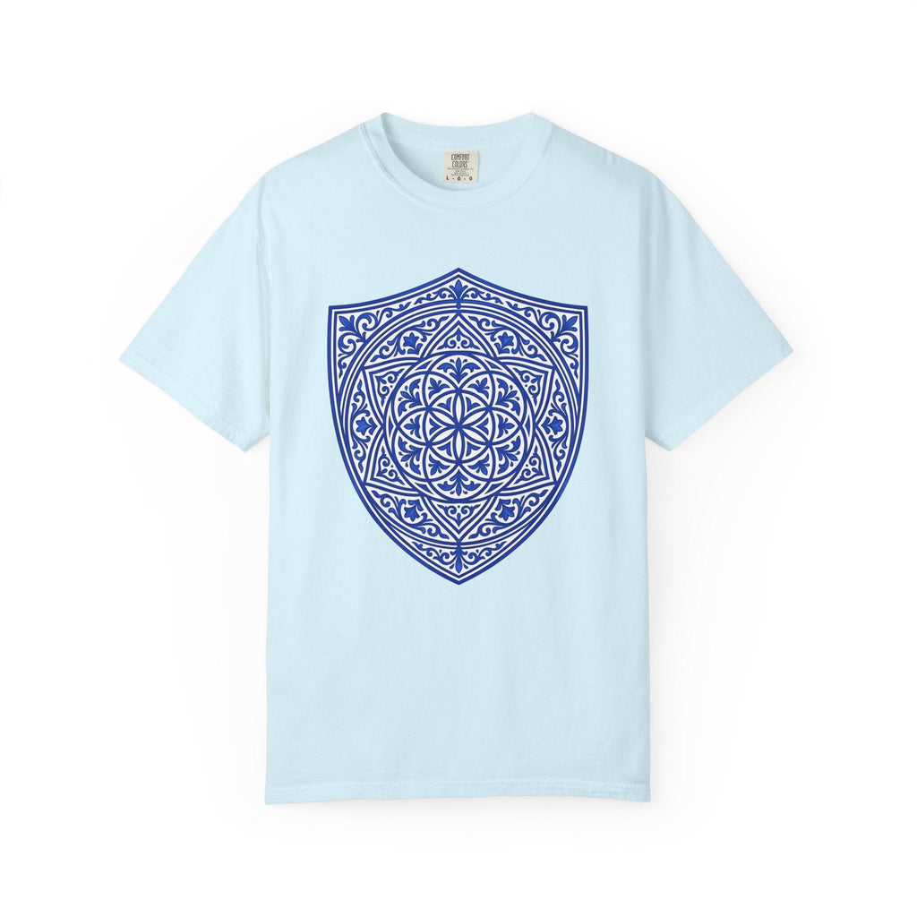 Mandala Shield Shirt Boho Chic Pattern Unisex Gift Tee product image 2
