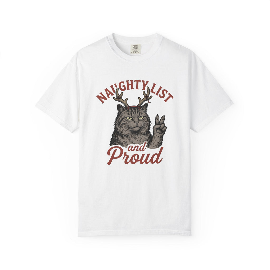 Cat Antlers Shirt Funny Holiday Gift Women Sketch Tee product image 1