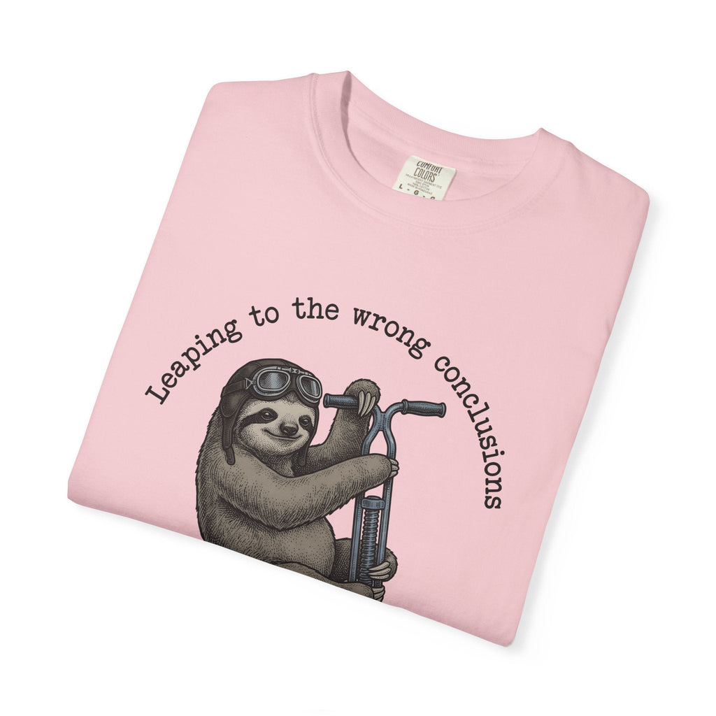 Sloth Pogo Shirt Funny Wildlife Unisex Gift Sketch Tee product image 11