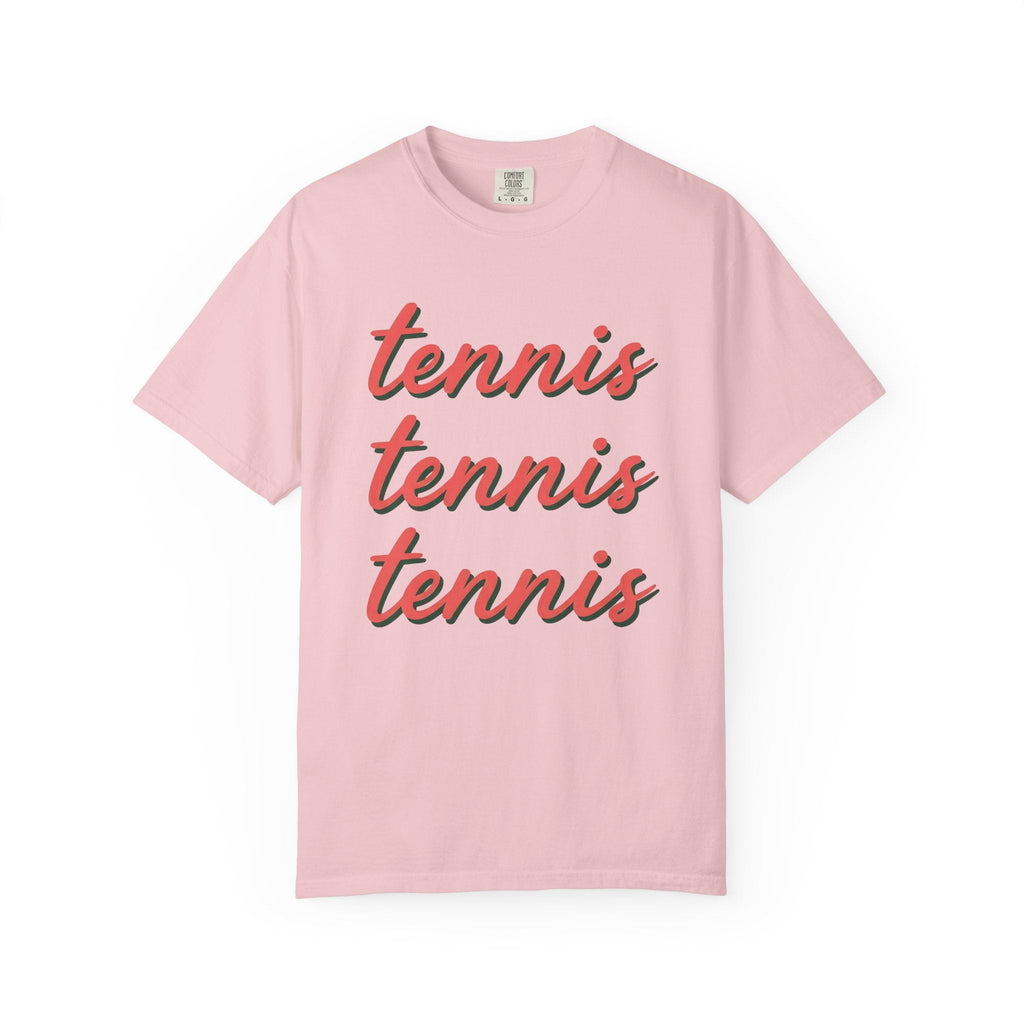 Tennis Font Shirt Player Gift Women Old School Tee product image 3