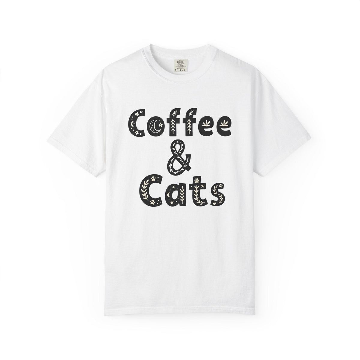 Coffee Cat Shirt Pet Unisex Gift Boho Tee Kitty T-Shirt Fan product image 1