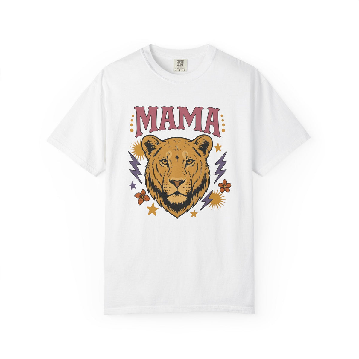 Lion Head Shirt Animals & Flowers Motherhood Gift for Women product image 1