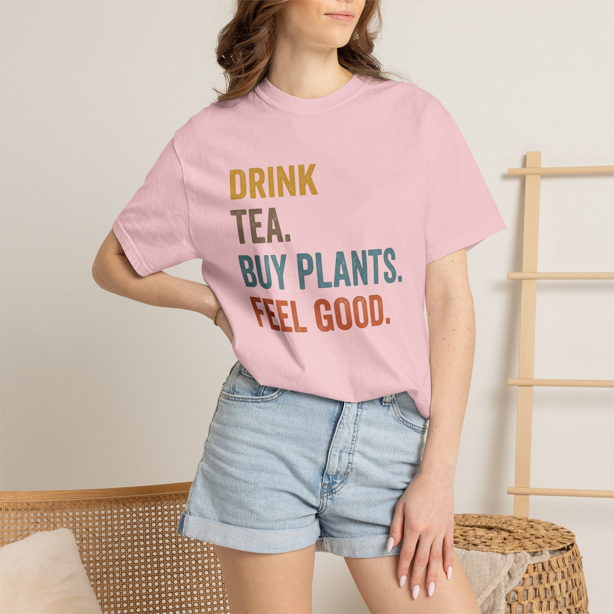 Bold Text Graphic Shirt Tea Wellness Unisex Gift Modern Tee product image 12