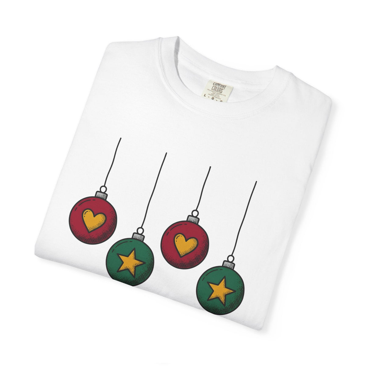 Christmas Ornaments Shirt Holiday Unisex Gift Doodle Tee product image 5