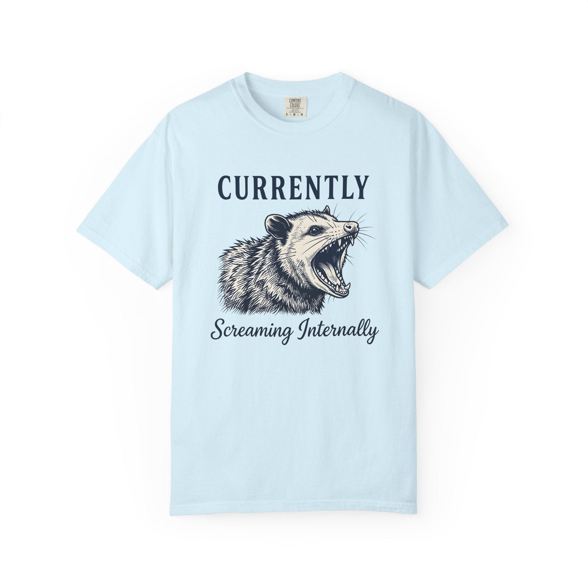 Opossum Illustration Shirt Funny Wildlife Unisex Gift Retro product image 2